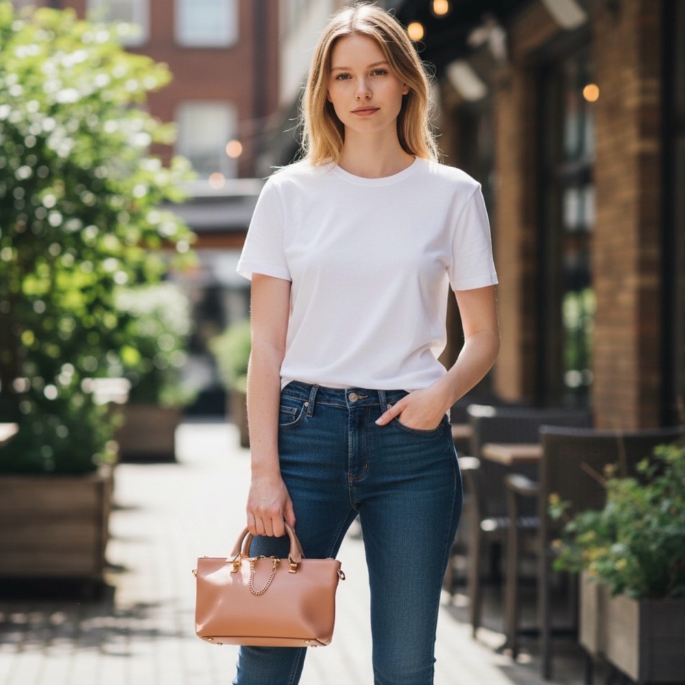 CHLOE Bailey Bicolor Leather Handbag- Small 😍❤️ - Picture 2 of 16